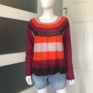 Free People Relaxed Fit Boyfriend Pullover Sz M